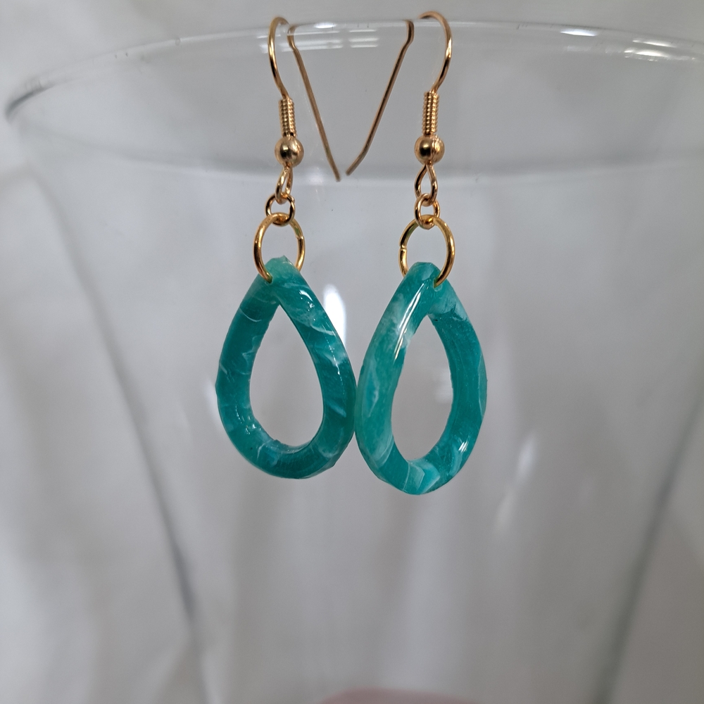 Elegant Teardrop Turquoise Earrings
